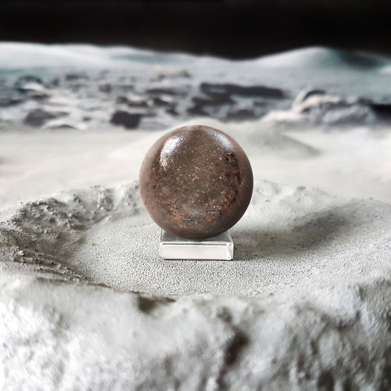 🦚 Spaceball – Meteorite Kugel